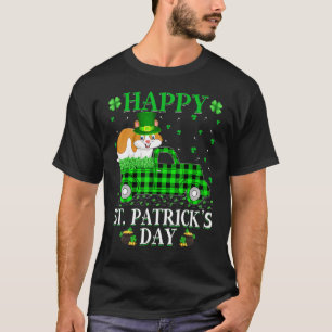 Funny Buffalo Kariert Green Truck Hamster St. Patr T-Shirt