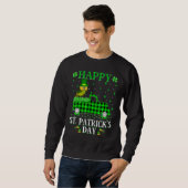 Funny Buffalo Kariert Green Truck Kakapo Bird St P Sweatshirt (Vorne ganz)
