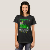 Funny Buffalo Kariert Green Truck Pika St. Patrick T-Shirt (Vorne ganz)