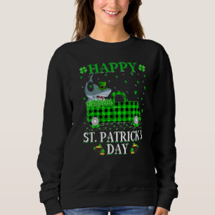Funny Buffalo Kariert Green Truck Shark Fish St Pa Sweatshirt