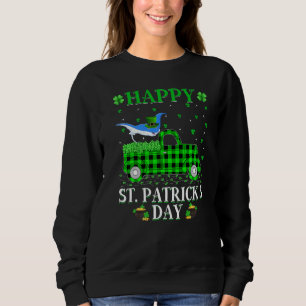 Funny Buffalo Kariert Green Truck Stingray St Patr Sweatshirt