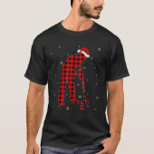 Funny Buffalo Kariert Matching Croquet Player Chri T-Shirt (Vorderseite)