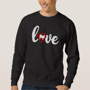 Funny Buffalo Karierte Liebe Japanisch Chin Dog Va Sweatshirt