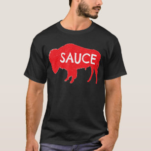 Funny Buffalo Sauce Graphic Hot Wings Spicy Food C T-Shirt