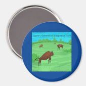 Funny Buffalo Springfield für was es wert ist Magnet (Vorderseite/Rückseite)