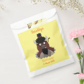 Funny Büffel Bison Cartoon Illustration Geschenktütchen (Versiegelt)