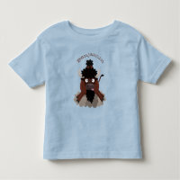 Funny Büffel Bison Cartoon Illustration
