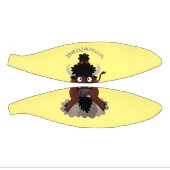 Funny Büffel Bison Cartoon Illustration Mini Basketball (Panele)