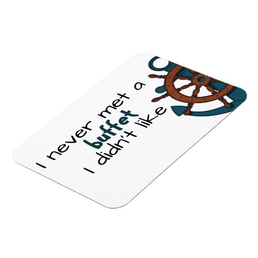 Funny Buffet Schiffstür Magnet (Linke Seite)