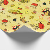 Funny Bugs Geschenkpapier (Ecke)