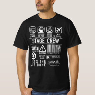 Funny Bühne Crew - Backstage Tech Week Theater T-Shirt