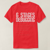 Funny Bühne of Debugging Computer Science Premium T-Shirt (Design vorne)