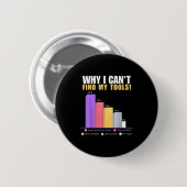 Funny Builder & amp; Handyman - Warum ich meine ni Button (Vorne & Hinten)