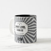 Funny Builder Construction Worker Joke Zweifarbige Tasse (Vorderseite Links)