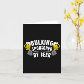 Funny Bulking gesponsert Karte (Gelbe Blume)