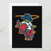 Funny Bull Rider Country Cowboy Reiten Rodeo Gesch Einladung (Vorne/Hinten)