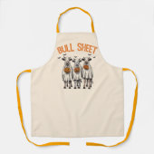 Funny Bull Sheet Vintag Halloween Schürze (Vorderseite)