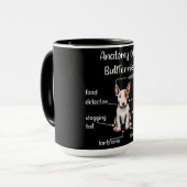 Funny Bull Terrier Dog Tasse (Vorderseite Links)