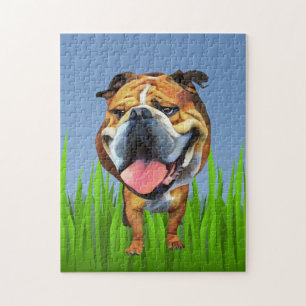 Funny Bulldog 252 Piece Puzzle