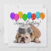 Funny Bulldog - Einladung zum Geburtstag - SRF (Vorderseite)