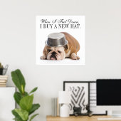 Funny Bulldog Fashion - Poster - srf (Heimbüro)