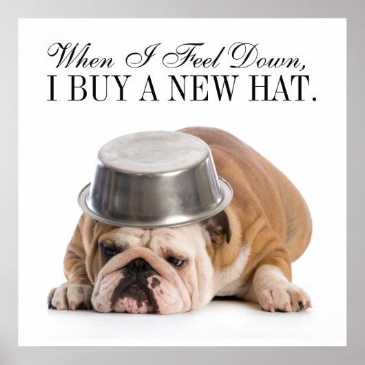 Funny Bulldog Fashion - Poster - srf (Vorne)
