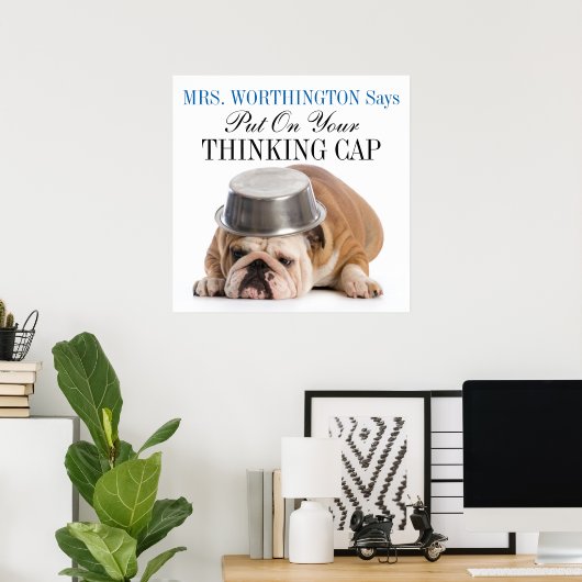 Funny Bulldog - Poster - srf (Heimbüro)