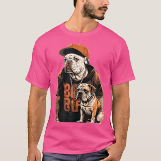 Funny Bulldog Rap Angesagt-Hop Rapper Rb T-Shirt