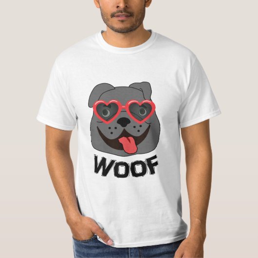 Funny Bulldog T Shirt für Männer (Vorderseite)