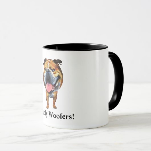 Funny Bulldog Tasse (VorderseiteRechts)
