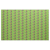 Funny Bulldozer Driving Cartoon Stoff (Fat Quarter (45,7 x 55,9 cm))
