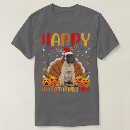 Funny Bullmastiff Dog Lover Happy Bullmastiff Hell T-Shirt (Design vorne)