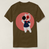Funny Bullseye Dog Teammitglied TShirt 9 (Design vorne)
