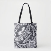 Funny Bumble Bee Bereit zur Hummel Tasche (Vorderseite)