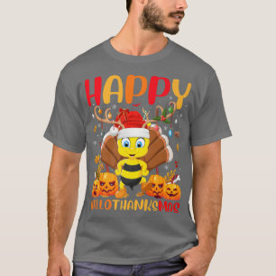 Funny Bumble Bee Lover Happy Bumble Bee HelloDanke T-Shirt