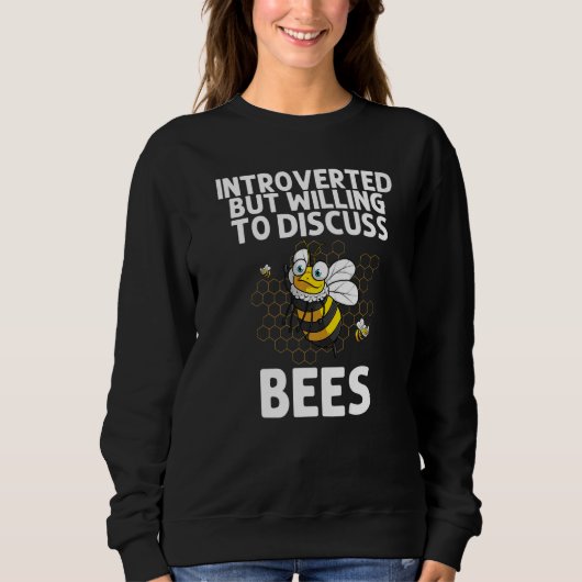Funny Bumblebee Art For Men Women Beekeeper Honeyb Sweatshirt (Vorderseite)