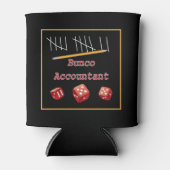 Funny Bunco Dice - Bunco Accountant Dosenkühler (Vorderseite)