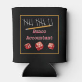Funny Bunco Dice - Bunco Accountant Dosenkühler (Rückseite)