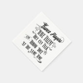 Funny Bunco Napkins Serviette (Ecke)