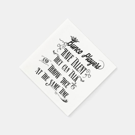 Funny Bunco Napkins Serviette (Ecke)