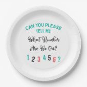 Funny Bunco Party Pappteller (Vorderseite)