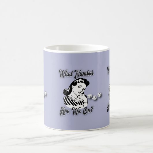 Funny Bunco Prize Tasse Blue Welche Nummer haben w (Mittel)