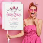 Funny Bunco Queen Game Party Einladung