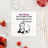 Funny Bunco trinkt Weintrauben würzen Serviette (Beispiel)