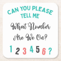 Funny Bunco Typografie Welche Zahl haben wir?