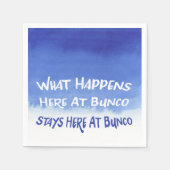 Funny Bunco Was passiert hier Blue Ombre Serviette (Vorderseite)