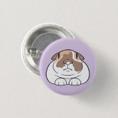Funny Bunny Abzeichen Button (Vorne & Hinten)