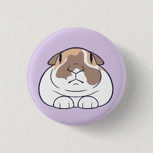 Funny Bunny Abzeichen Button
