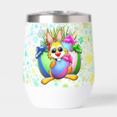 Funny Bunny biting an Easter Egg (Vorderseite)