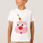 Funny Bunny Cartoon - Ich bin ein Einhorn. Cooler T-Shirt (Vorderseite)